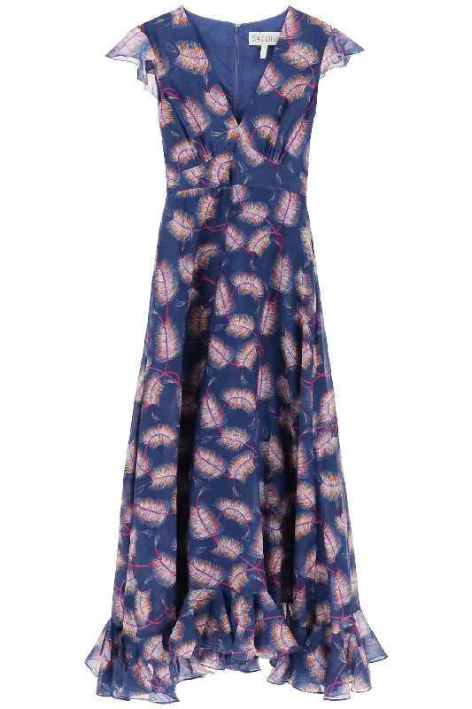 Referral Discount Saloni maxi cotton and silk emma dress.