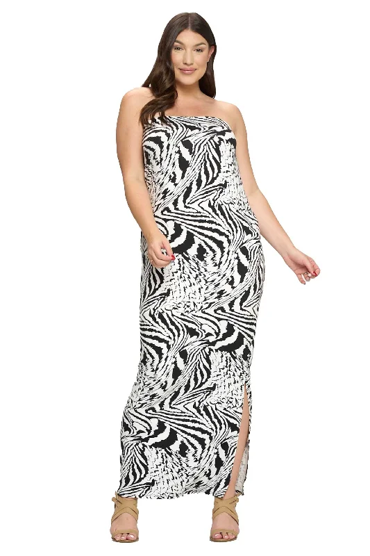 Buy More, Save More Abstract Sleeveless Maxi Dress