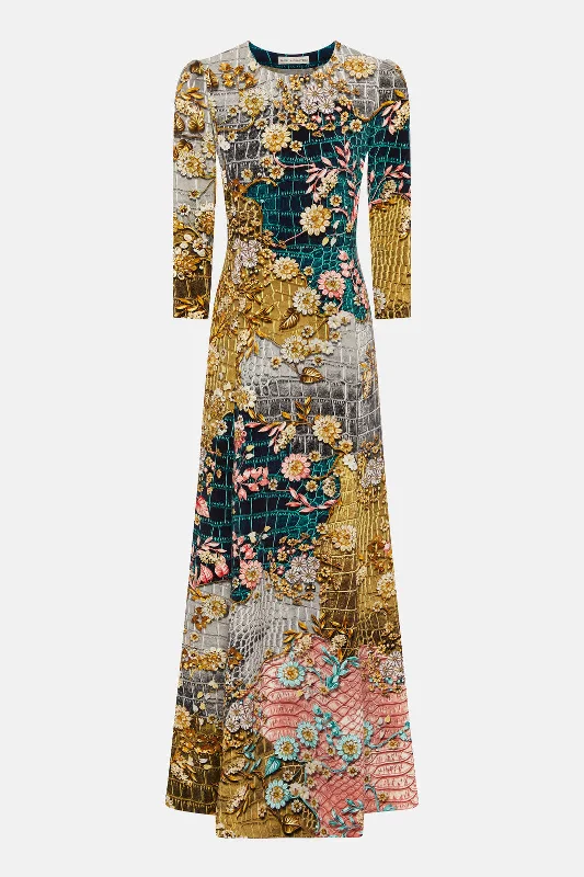 Anniversary Sale Chantal Dress Metallum Patchwork