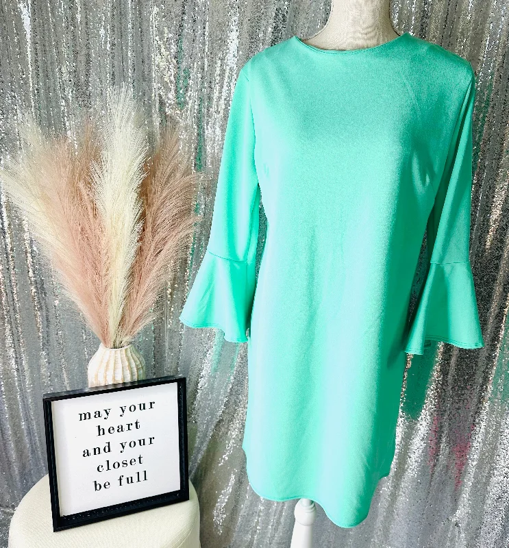 Savings Galore Mint Belle Sleeve Dress