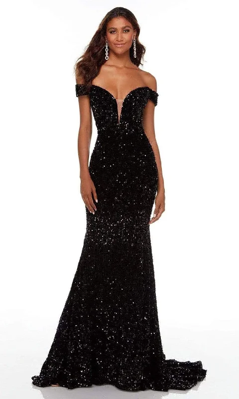 Today’s Deal Alyce Paris - 61187 Off Shoulder Sheath Gown