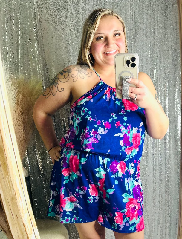 Weekend Special Heimish - Navy Floral Romper