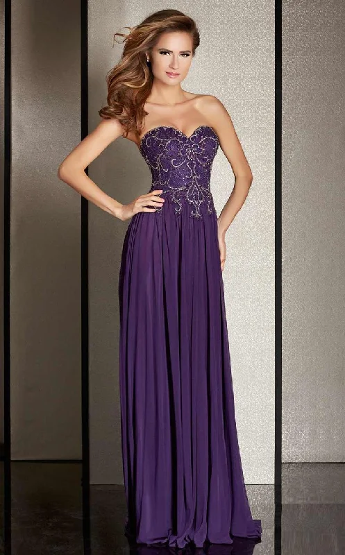 Factory Direct Sale Clarisse - M6229 Embellished Sweetheart Column Dress