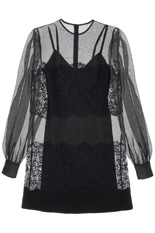 Act Fast Dolce & Gabbana short organza and lace dress