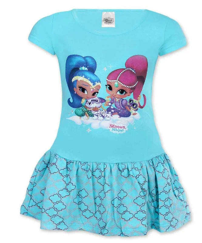 Bargain Bin Girls Shimmer & Shine Costume Dress Age 2-6 Years