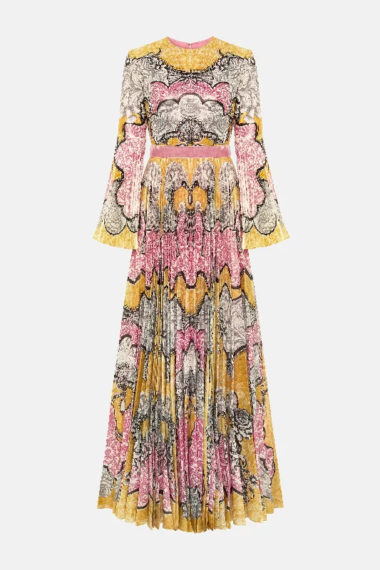 Don't Wait Felix Dress Rocaille Lace Rose