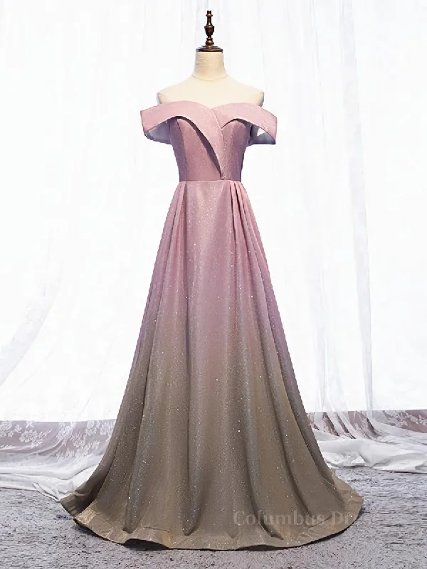 The Best Prices Shiny Off Shoulder Pink Ombre Corset Prom Dresses, Pink Ombre Corset Formal Graduation Evening Dresses outfit The Best Prices Shiny Off Shoulder Pink Ombre Corset Prom Dresses, Pink Ombre Corset Formal Graduation Evening Dresses outfit