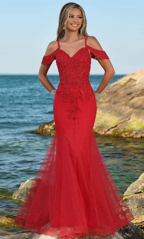 Massive Deals Blush by Alexia Designs 20520 - Cold Shoulder Mermaid Dress