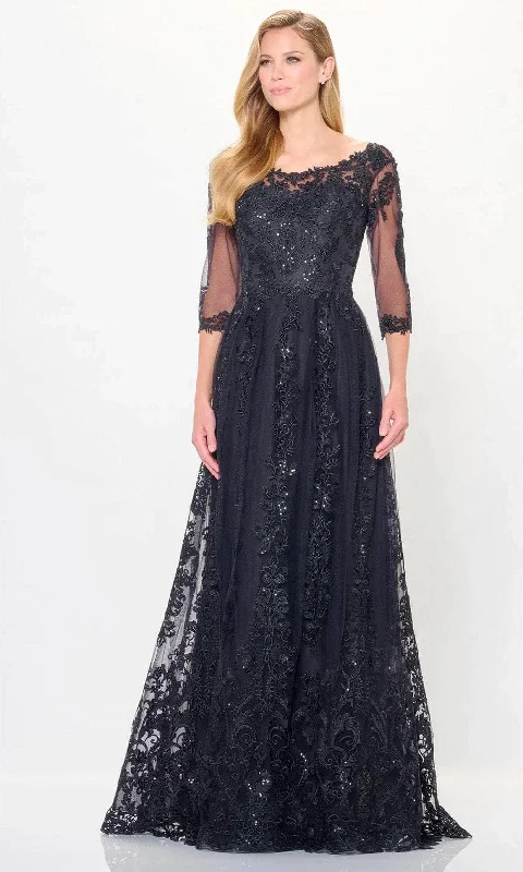 The Best Prices Cameron Blake CB3240 - Cap Sleeve Lace Evening Dress