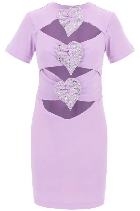 Best Deals Giuseppe Di Morabito mini cut-out dress with applied anthur
