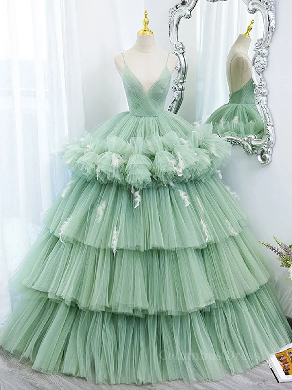Weekend Flash Sale Green v neck tulle long Corset Prom gown, green tulle sweet 16 dress outfit Weekend Flash Sale Green v neck tulle long Corset Prom gown, green tulle sweet 16 dress outfit