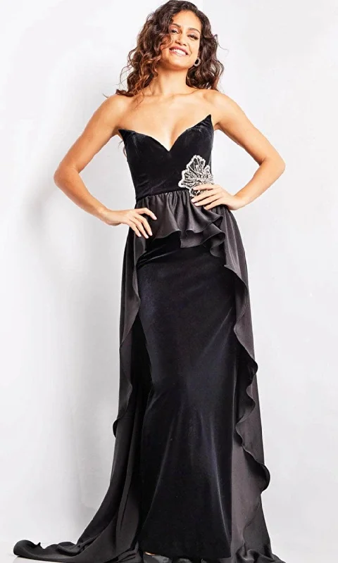 Bonus Savings Jovani 24631 - Strapless Column Dress