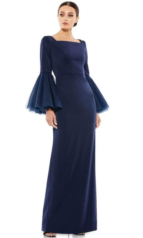Now or Never Mac Duggal 11233 - Bell Sleeve Sheath Evening Dress