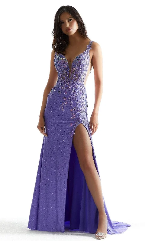 Lowest Prices Mori Lee 49045 - Glitter Sheer Prom Dress