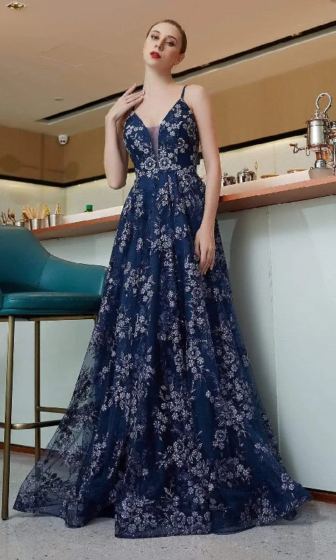 Weekend Flash Sale J'Adore Dresses - J19018 Floral Embellished Soft A-line Dress