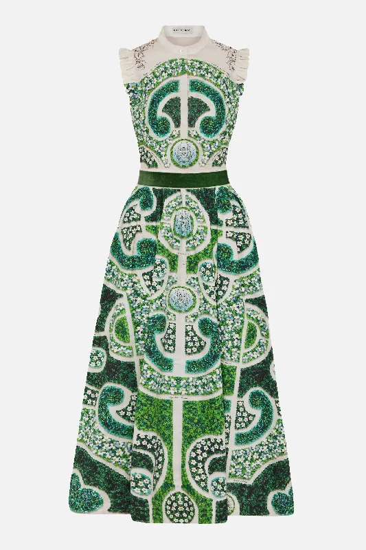 Price Break Sezanne Dress Rosemary Green Topiary