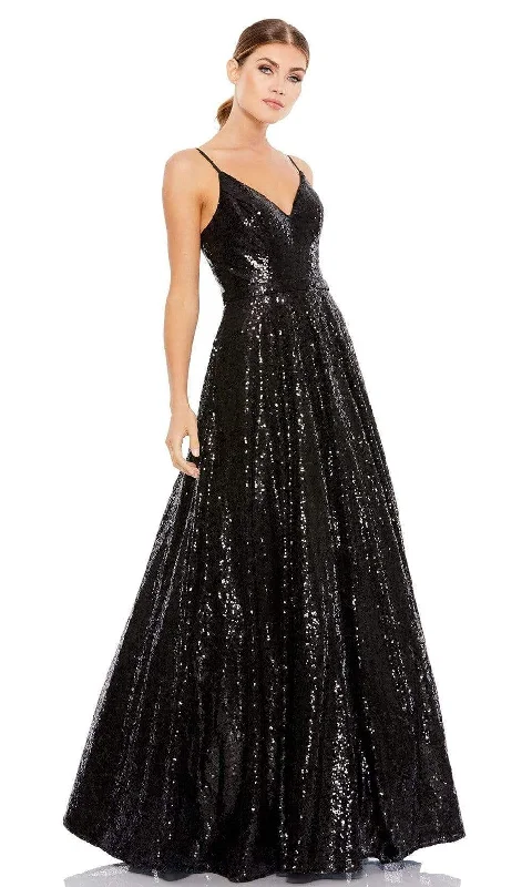 Price Cut Ieena Duggal - 49483 Sequin-Festooned A-Line Dress