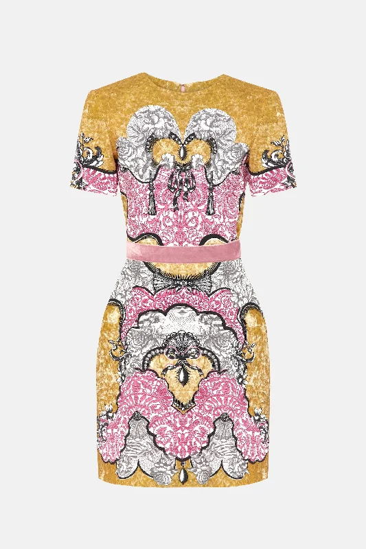 Best Bargains Colbert Dress Rocaille Lace Rose