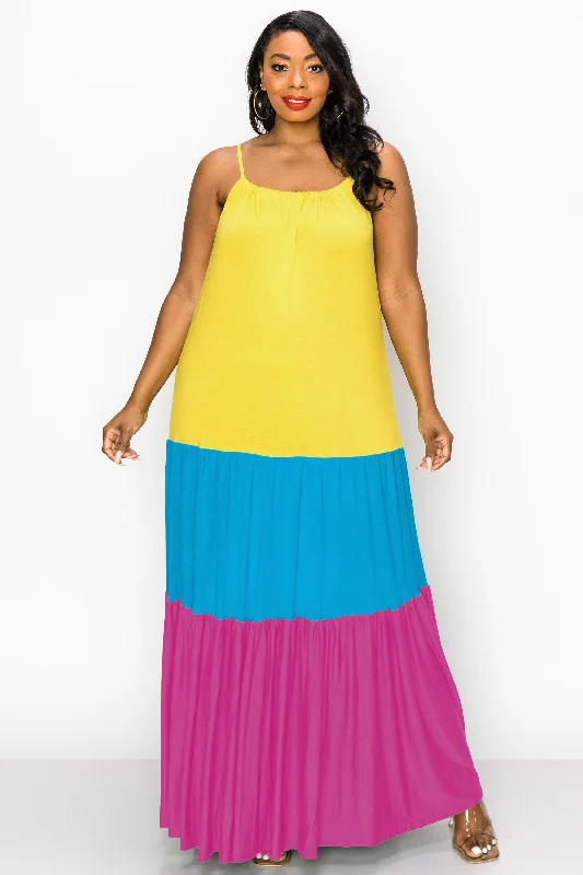Dk Yellow/Turquoise/Dk Fuchsia