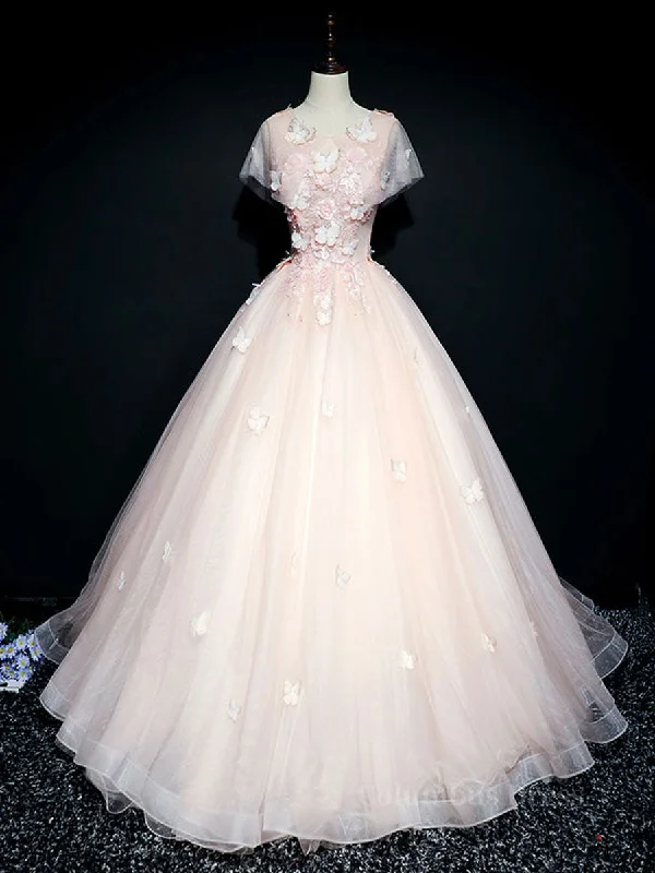Bonus Savings Pink tulle lace long Corset Prom dress, pink tulle lace evening dress outfit Bonus Savings Pink tulle lace long Corset Prom dress, pink tulle lace evening dress outfit