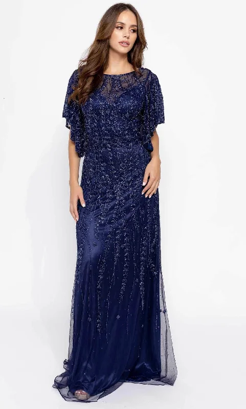 Limited Edition Primavera Couture 13101 - Flutter Sleeve Embroidered Gown