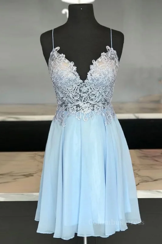 Mega Sale V Neck Open Back Blue Lace Short Corset Prom Dresses, Blue Lace Corset Homecoming Dresses, Short Blue Corset Formal Evening Dresses outfit Mega Sale V Neck Open Back Blue Lace Short Corset Prom Dresses, Blue Lace Corset Homecoming Dresses, Short Blue Corset Formal Evening Dresses outfit
