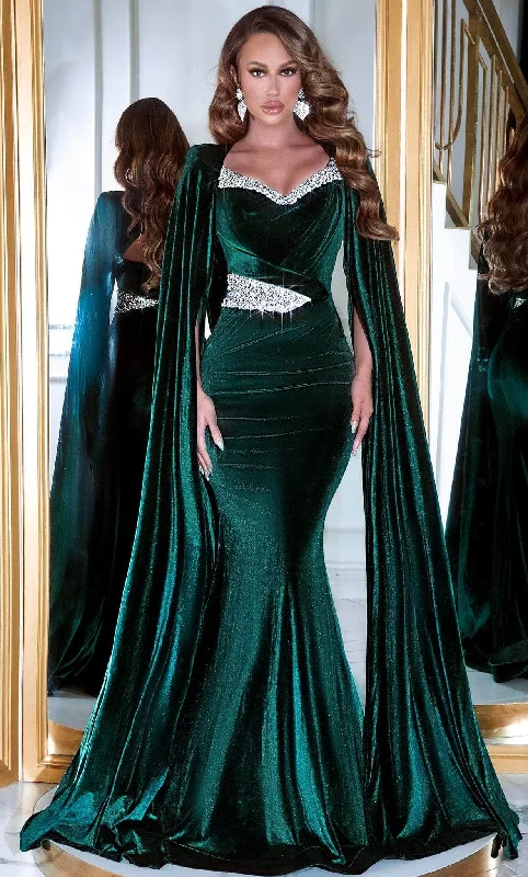 Unmissable Offer Portia and Scarlett PS23394 - Velvet Mermaid Evening Gown