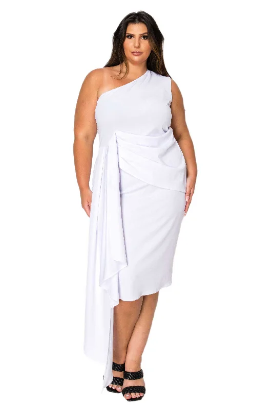 Season Finale Sale Esme Front Draped Sash Dress