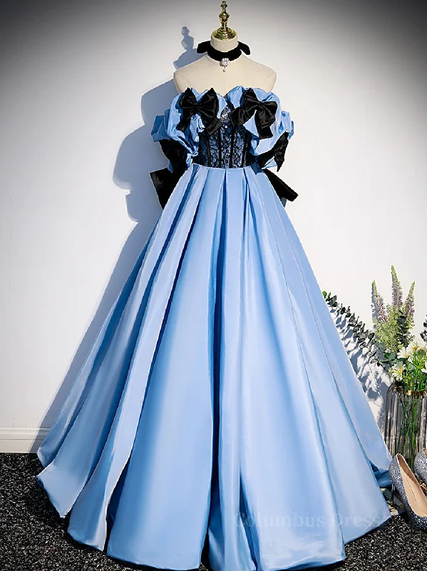 Members Only Blue satin lace long Corset Prom dress blue satin evening dress outfit Members Only Blue satin lace long Corset Prom dress blue satin evening dress outfit