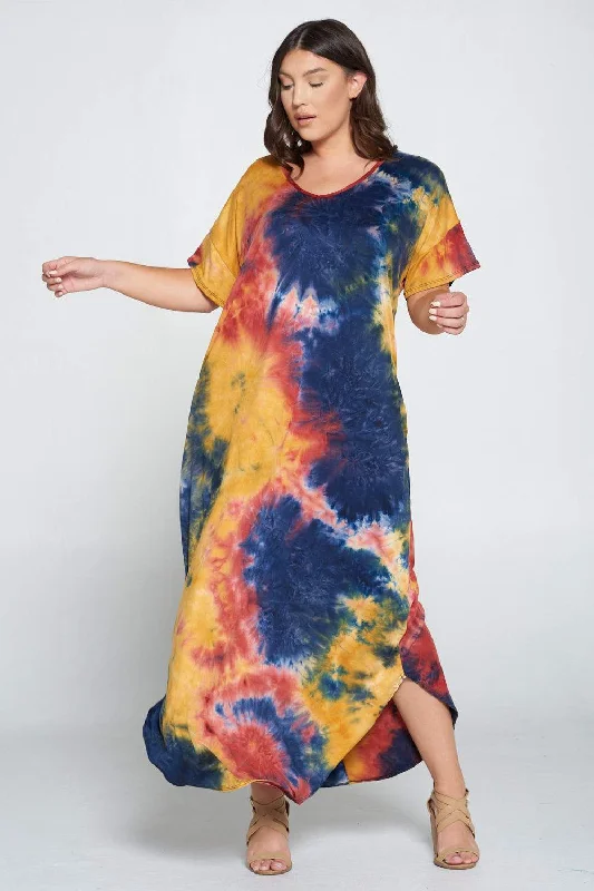 Red and Yellow Tie Dye
