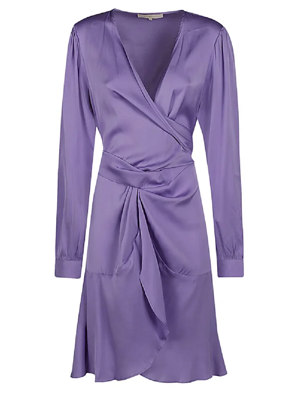 Online Only SILK95FIVE Dresses Lilac