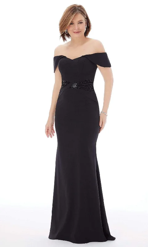 Get It Before It’s Gone MGNY By Mori Lee - 72215 Beaded Waist Off Shoulder Mermaid Gown
