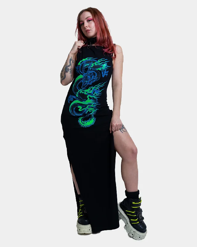 Exclusive Savings DRAGONITE LOOSE FIT DRESS BLACK