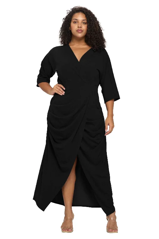 Early Access Dolman Wrap Maxi Dress