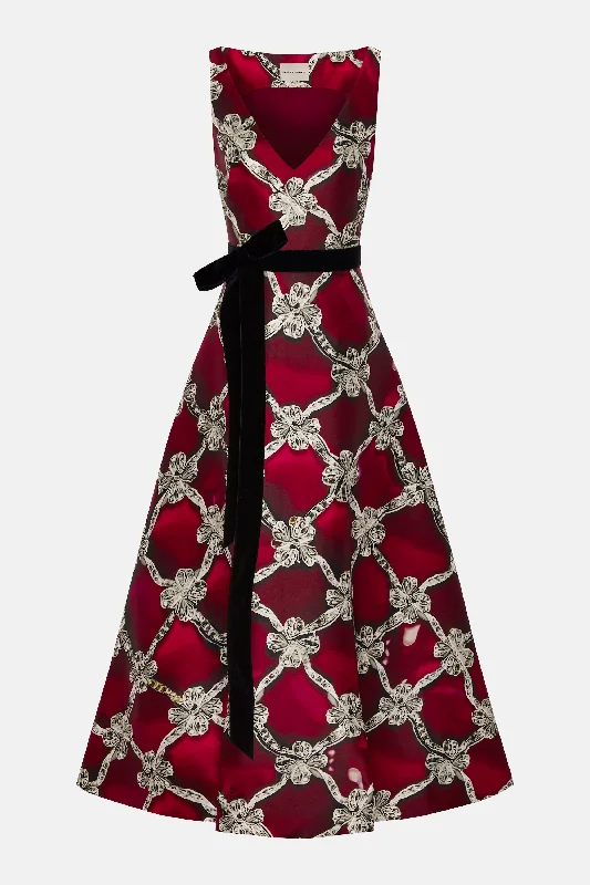 Exclusive Online Offer Mykah Dress Plexus Ruby