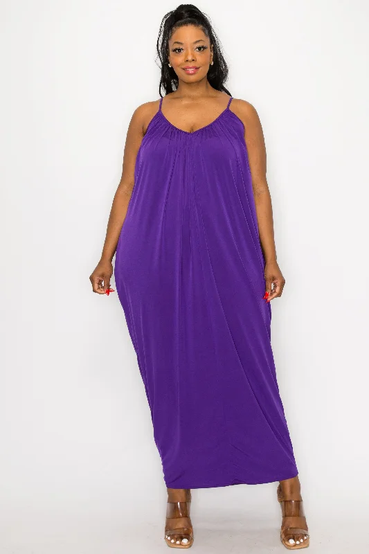 Best Bargains Adora Ruched Spaghetti Strap Dress