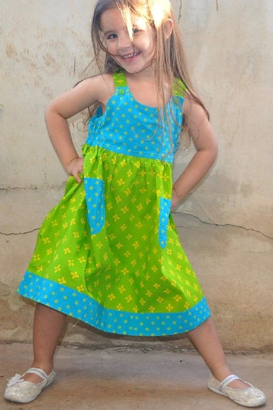 Closeout Libby Childrens Handmade Cotton Dress