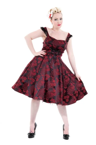 Year-End Clearance Byzantine Dress Red/Black