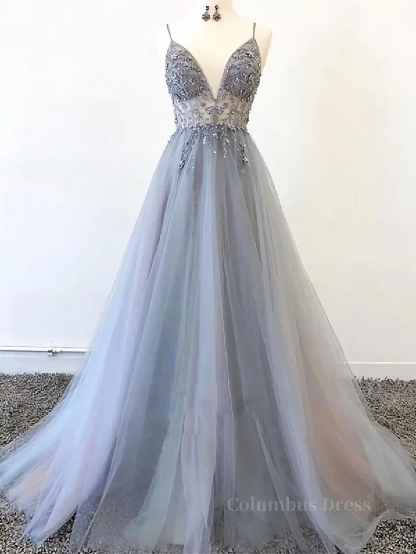 Massive Deals Silver Grey V Neck Floor Length Long Beaded Corset Prom Dresses, Grey Long Beaded Corset Formal Evening Dresses outfit Massive Deals Silver Grey V Neck Floor Length Long Beaded Corset Prom Dresses, Grey Long Beaded Corset Formal Evening Dresses outfit