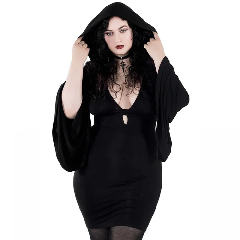Doorbuster Deal Deity Hood Dress