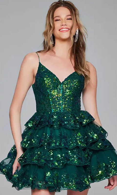 Price Drop Jovani 40382 - Embroidered Sleeveless Cocktail Dress