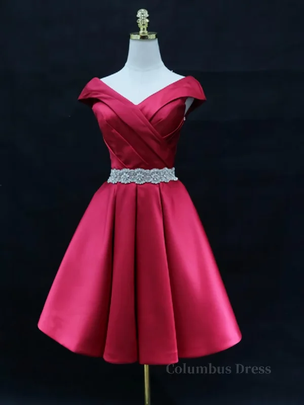 Can't Miss Off the Shoulder Short Burgundy Corset Prom Dresses, Short Wine Red Corset Formal Graduation Corset Homecoming Dresses outfit Can't Miss Off the Shoulder Short Burgundy Corset Prom Dresses, Short Wine Red Corset Formal Graduation Corset Homecoming Dresses outfit