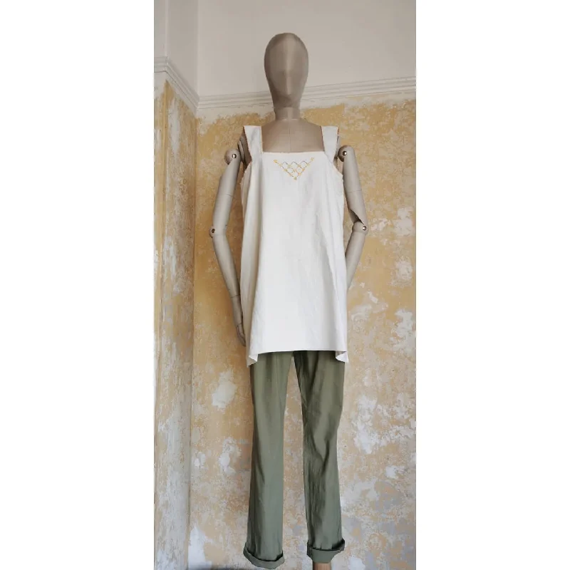 Don’t Miss Out ANTIQUE FRENCH LINEN TUNIC/ MINI DRESS
