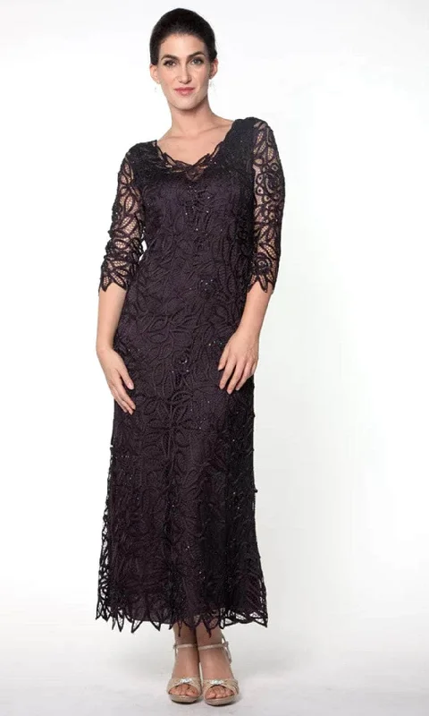 Bargain Bin Soulmates C904 - V-Neck One Piece Mother Of The Bride Dress