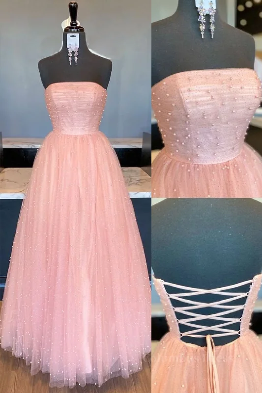Special Discount Pink tulle A-line long Corset Prom dress tulle Corset Formal dress outfit Special Discount Pink tulle A-line long Corset Prom dress tulle Corset Formal dress outfit
