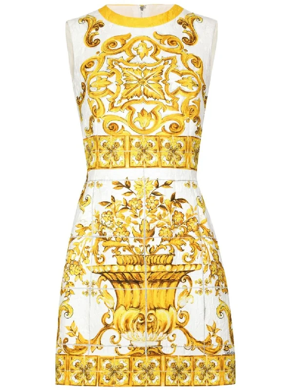 Clearance Items Dolce & Gabbana Dresses Yellow