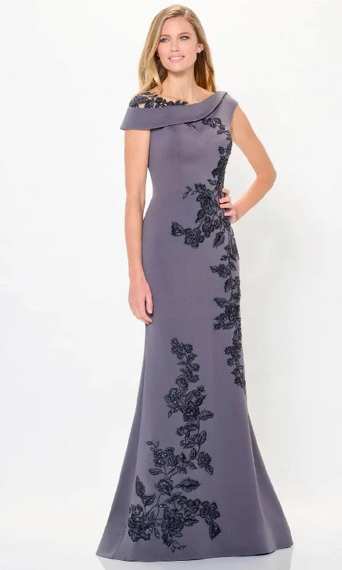 Customer Appreciation Sale Montage by Mon Cheri M901 - Applique Mermaid Evening Dress