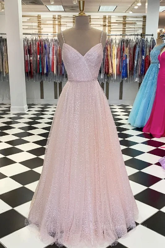 Price Slash Pink v neck tulle sequin long Corset Prom dress pink tulle Corset Formal dress outfit Price Slash Pink v neck tulle sequin long Corset Prom dress pink tulle Corset Formal dress outfit