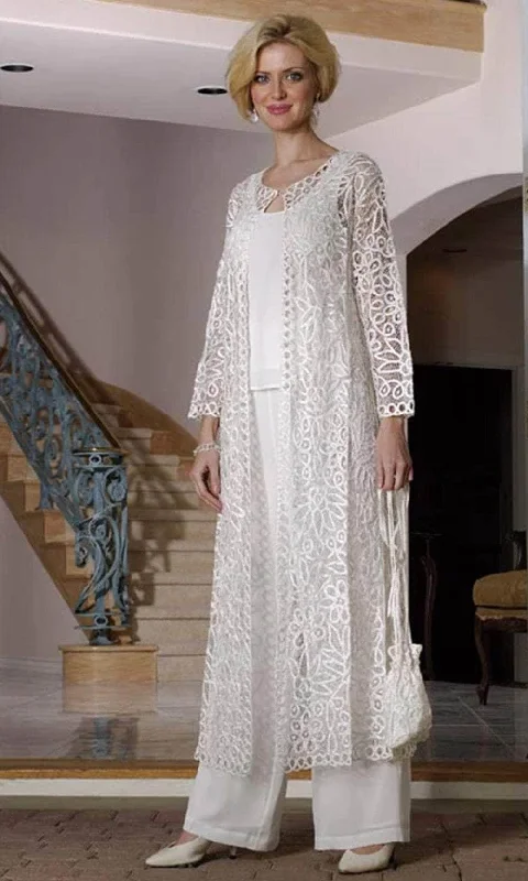Don't Miss Soulmates C12605 - Beaded Handmade Crochet Duster Dress Set