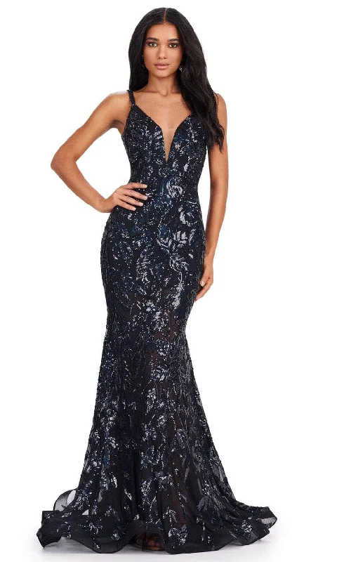 Can't Miss Ashley Lauren 11444 - Sequin Mermaid Prom Dress